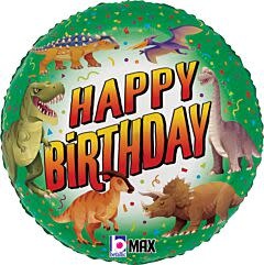 18" Happy Birthday Dinosaur- #53