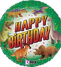 18" Happy Birthday Dinosaur- #53