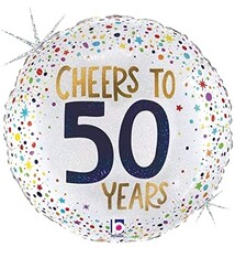 18" Cheers to 50 Years - Holographic - #84