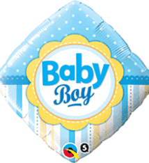 18" Baby Boy Dots Stripes - #264