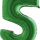 Number "5" Mylar Balloon -34" Green