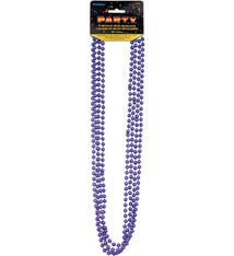 Purple Metallic Bead Necklaces