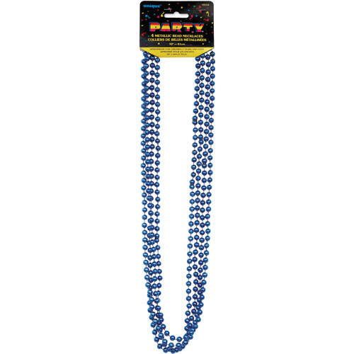 Metallic Beads Blue