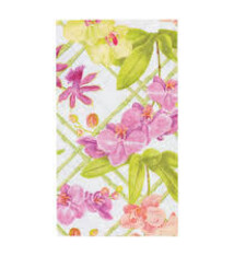 Orchid Conservatory Guest Towel Napkins - 15 Per Package