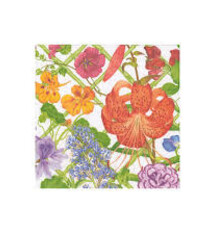 Floral Trellis Cocktail Napkins - 20 Per Package