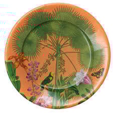 Paradise Garden Melon Luxury Paper Dinner Plates - package of 8