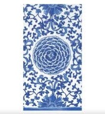 Indigo Garden Blue/White Guest Towel - package of 15