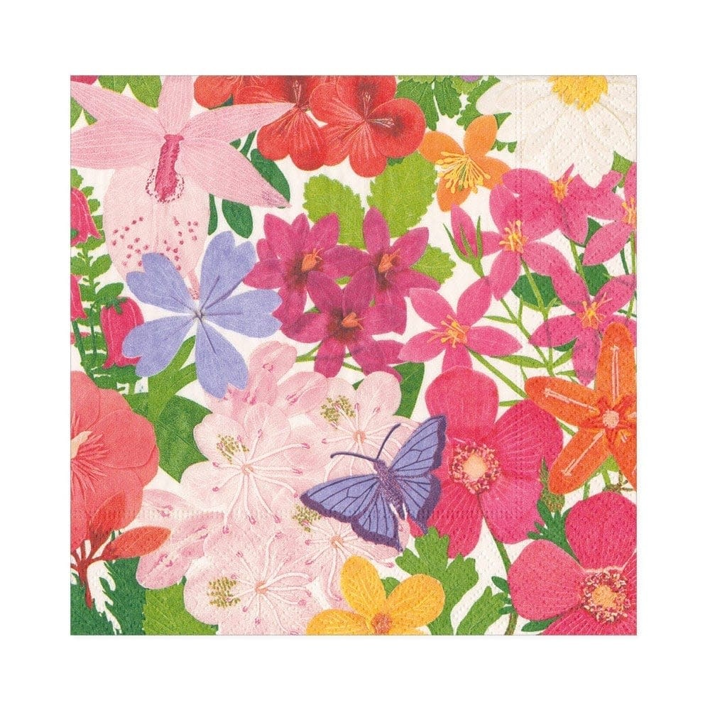 Halsted Floral Paper Luncheon Napkins - 20 Per Package