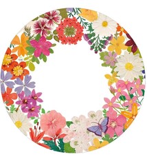 Halsted Floral Paper Dinner Plates - 8 Per Package