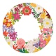 Halsted Floral Paper Dinner Plates - 8 Per Package
