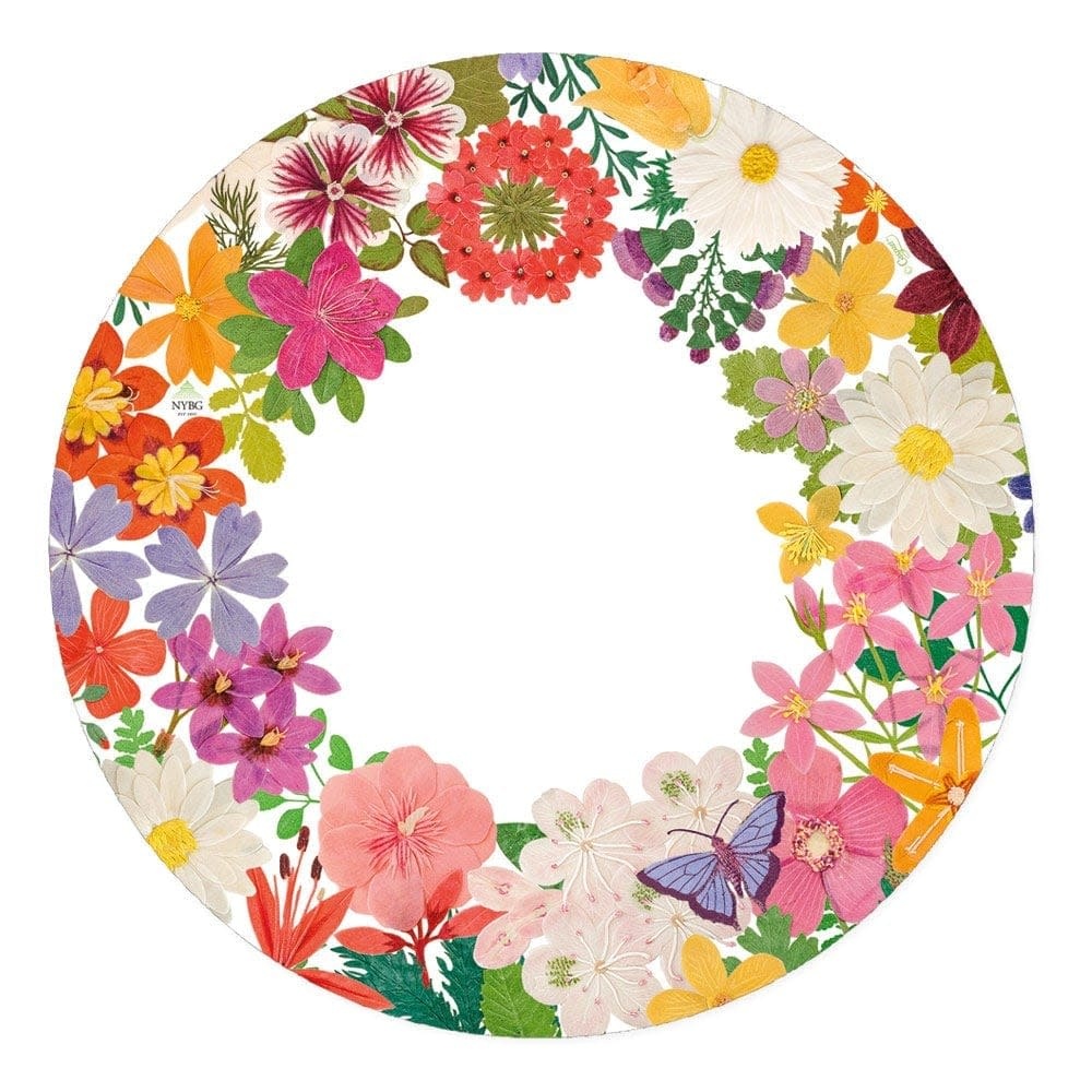 Halsted Floral Paper Dinner Plates - 8 Per Package