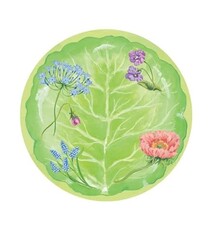 Floral Majolica Salad & Dessert Plates - 8 Per Package