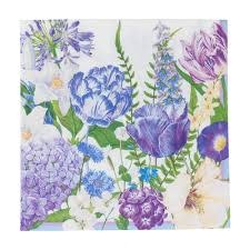 Shades Of Blue Dinner Napkins - 20 Per Package