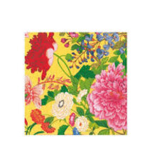 A Profusion Of Flowers 2 Yellow Cocktail Napkin - package of 20