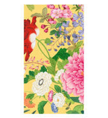 A Profusion Of Flowers 2 Yellow Guest Towel - package of 15