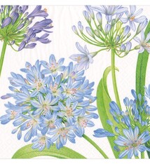 Agapanthus Garden Paper Dinner Napkins - 20 Per Package