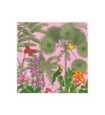Paradise Garden Pink Luncheon Napkin - package of 20