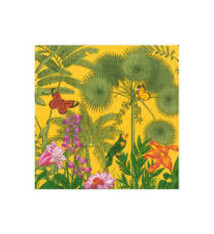 Paradise Garden Canary Cocktail Napkin - package of 20