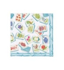 Mahjong Robin'S Egg Cocktail Napkin - package of 20