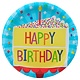 CELEBR Cake Birthday 7" Plate (8 Count)
