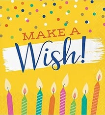 Festive Cake Luncheon Napkin-16 Count