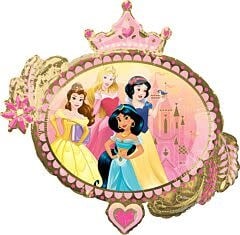 34" Princess Once Upon Shape Mylar Balloon