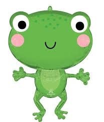 29" Happy Frog Super Shape Mylar Balloon