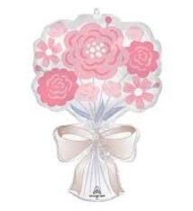 25" Tying the Knot Flower Super Shape Balloon