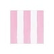 Cafe Stripe Light Pink Paper Linen Cocktail Napkin - package of 15