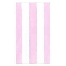 Cafe Stripe Light Pink Paper Linen Guest Towels -12 per package