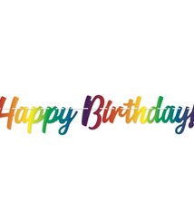Colorful Happy Birthday Banner