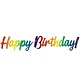Colorful Happy Birthday Banner