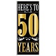 Here's To "50" Years Door Cover