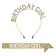 Birthday Girl Headband & Gltrd Sash Set