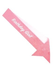Birthday Girl Glittered Sash
