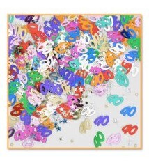 40 & Stars Confetti