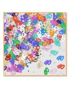 40 & Stars Confetti