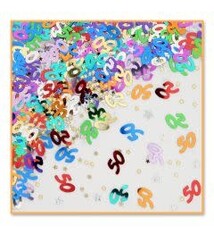 50 & Stars Confetti