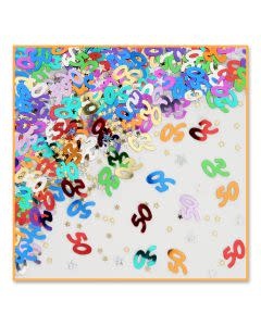 50 & Stars Confetti