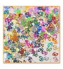 60 & Stars Confetti
