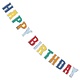 Happy Birthday Dots Letter Banner 7.25 Ft Foil Stamping
