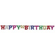 Deluxe Glitter Bday Banner