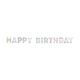 Iridescent Foil Happy Birthday Banner 7.25 Feet