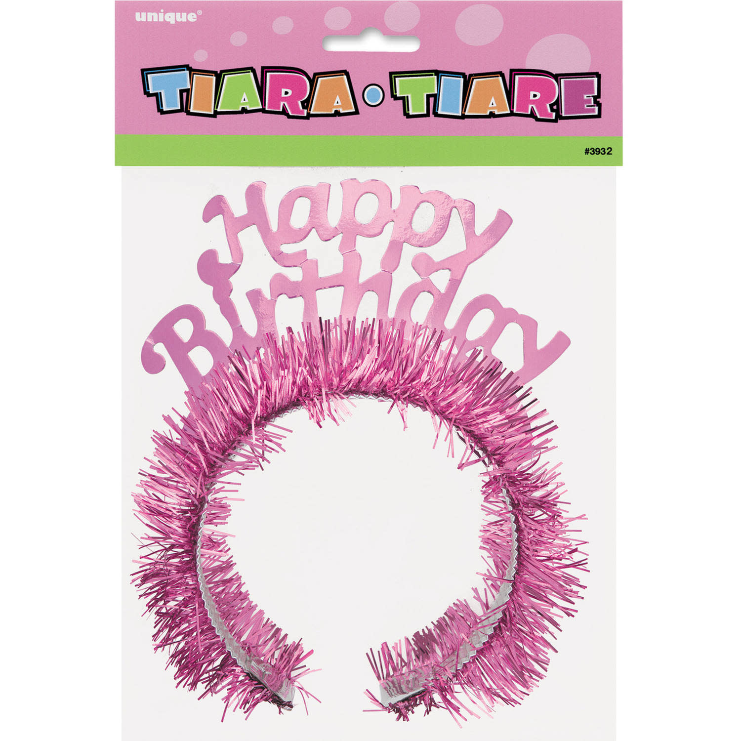Deluxe Pink Happy Birthday Tiara