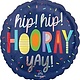 17" Hooray Mylar Balloon  - #164