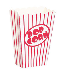 8 Count Small Popcorn Boxes