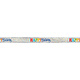 Foil Dotted Rainbow Happy Birthday Banner 12ft