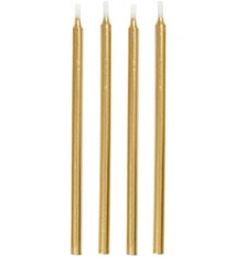 5" Gold Birthday Candles