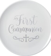 First Communion Round Platter