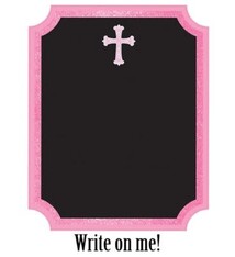 Religious Chalkboard - Pink